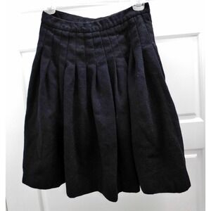 Gianni Sport 100%‎ Wool Pleated Skirt USA sz 10